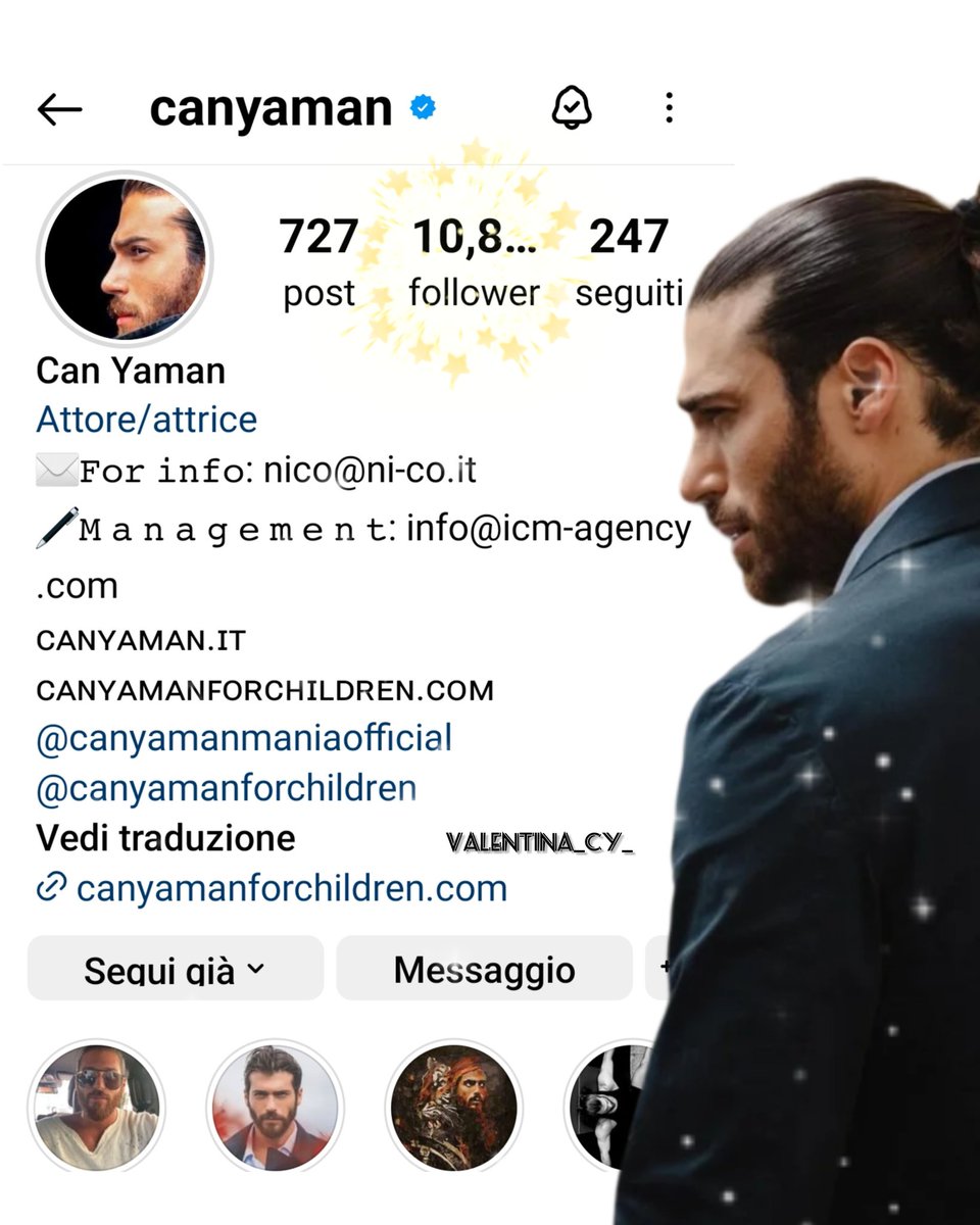 Complimenti al nostro #CanYaman 10,8 mln di followers 💥🔥💫💫💫💫💫💫💫💫💫💫