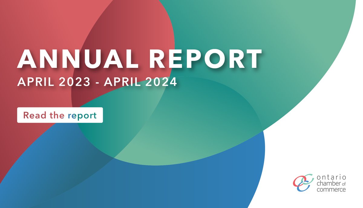 We are thrilled to unveil @OntarioCofC’s 2023-2024 Annual Report, spotlighting the impact of the @WERCofC and OCC’s advocacy efforts on pressing issues affecting the #ONBiz community. Read the report at bit.ly/3Uf92Kw #Advocacy #WindsorBusiness #Report