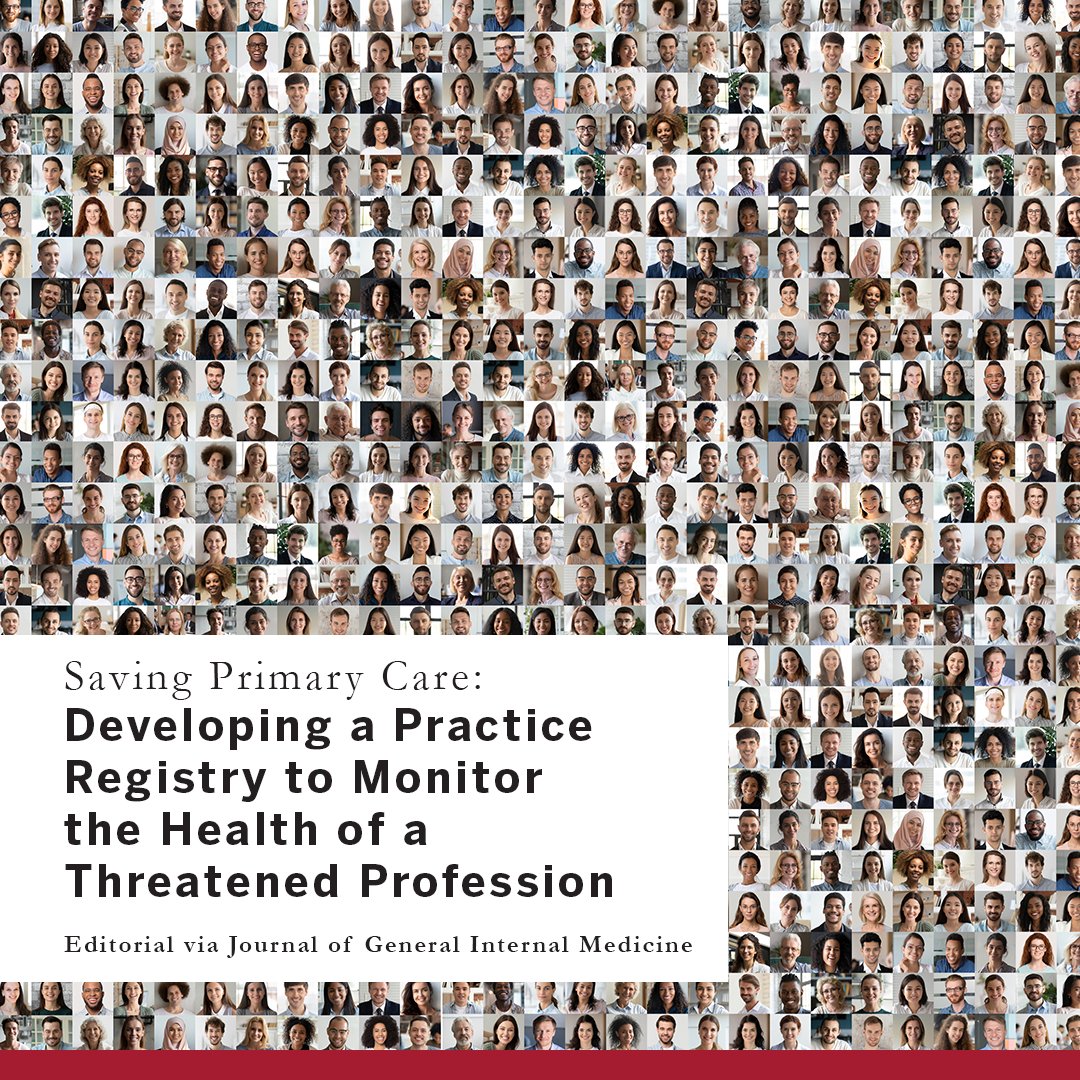 Imagine it—an organized system to monitor the health of primary care practices. By providing data on workforce size, capacity, and services, it could give critical insight in steps to save primary care. 🔗 hubs.li/Q02vx6z-0 📃Editorial via @JournalGIM