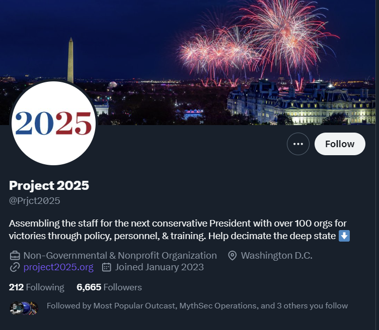 You know its not 'deep state' or 'American values'
Project 2025 is installing fascism and removing human and civil rights
#StopProject2025 #MAYDAYforDEMOCRACY