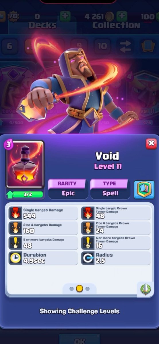 Void will be the new epic spell in Clash Royale, dropping May 6th 🗓️ Players will be able to unlock the new spell for 𝐅𝐑𝐄𝐄, by logging in the game ✅ Will you be using the Void spell 🧙‍♂️