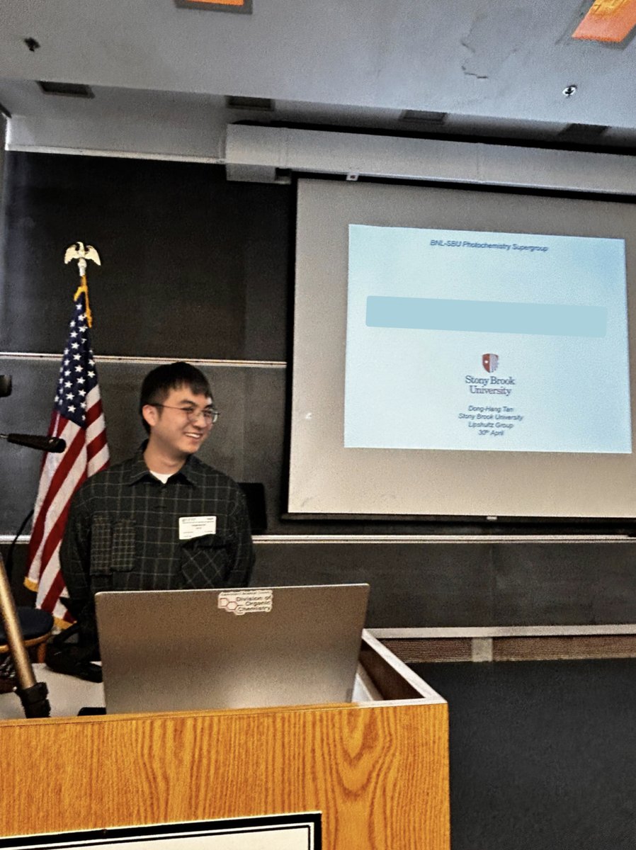 Great job to Dong-Hang Tan, who gave an interesting talk at the Brookhaven National Lab - SBU Photochemistry Supergroup that took place at BNL yesterday!