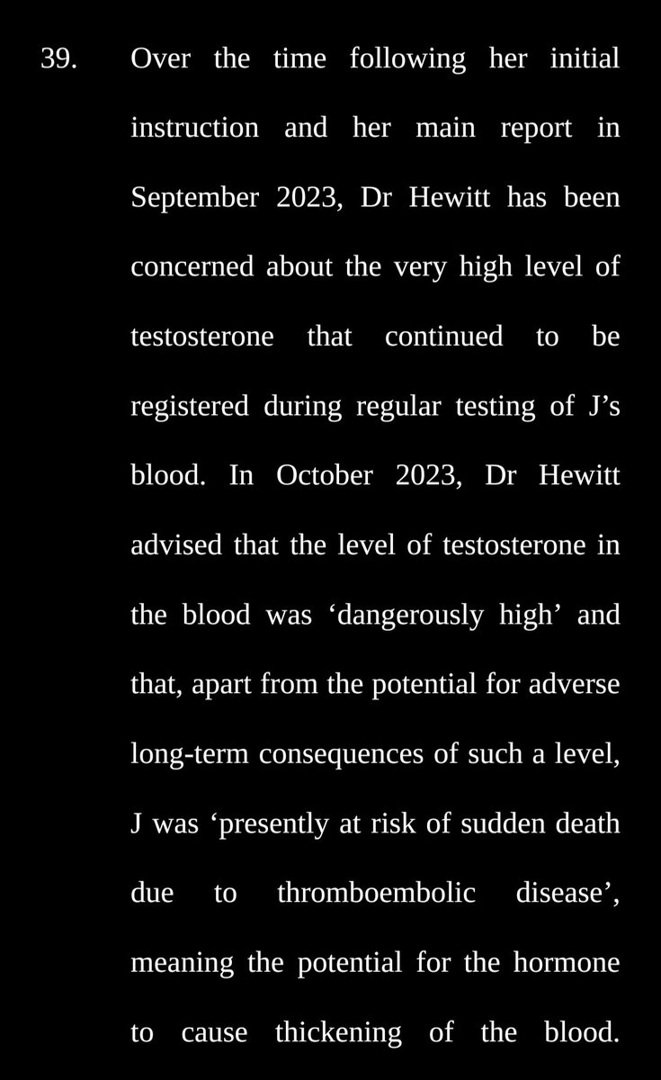 Such a damning judgment from a senior judge. After a single,online consultation with an unregistered counsellor, Gender GP gave an autistic teenager with history of self-harm+anorexia 'dangerously high' doses of testosterone that left her at risk of sudden death. @VictoriaAtkins