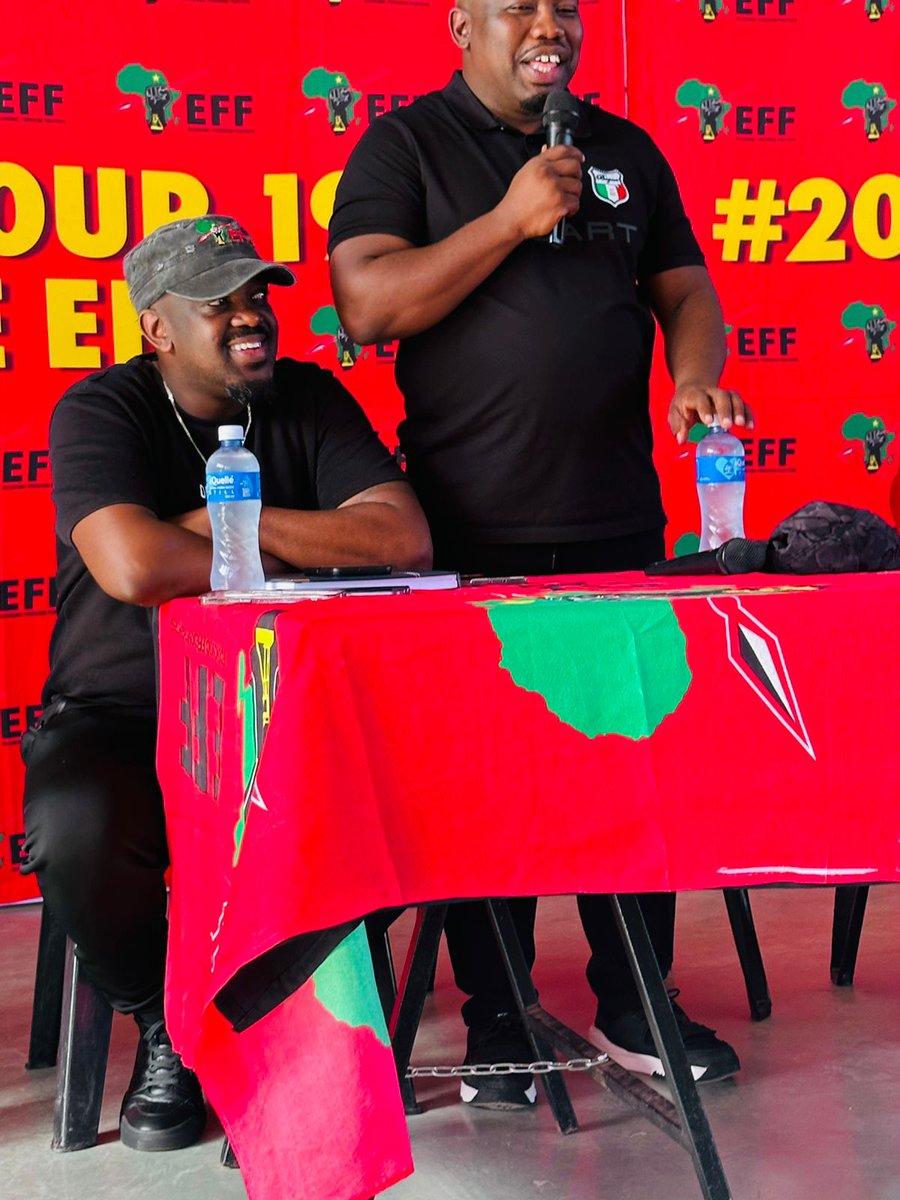 EFF Regional Secretary and Chairperson of Buffalo City Metro region @eff_bcm_region #RegisterToVoteEFF