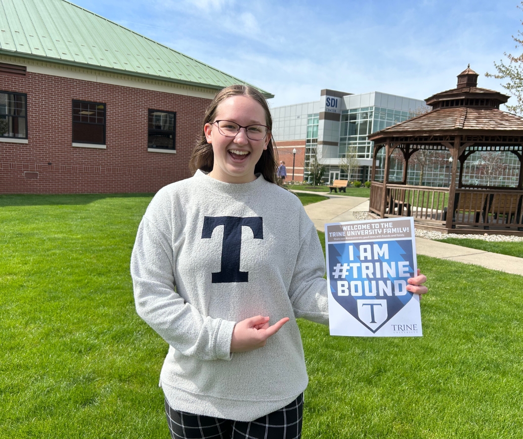 TrineUniversity's tweet photo. Happy #CollegeDecisionDay! Are you joining the Trine University family? Share the excitement with us using #TrineBound!⚡️ https://t.co/0QLYWXnbLc