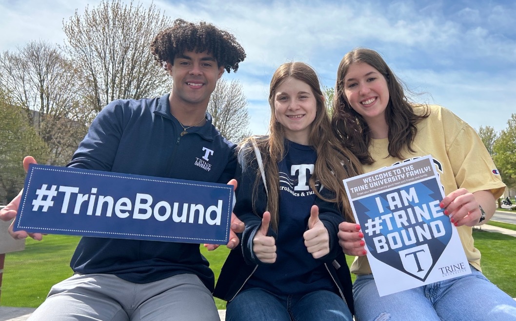 TrineUniversity's tweet photo. Happy #CollegeDecisionDay! Are you joining the Trine University family? Share the excitement with us using #TrineBound!⚡️ https://t.co/0QLYWXnbLc