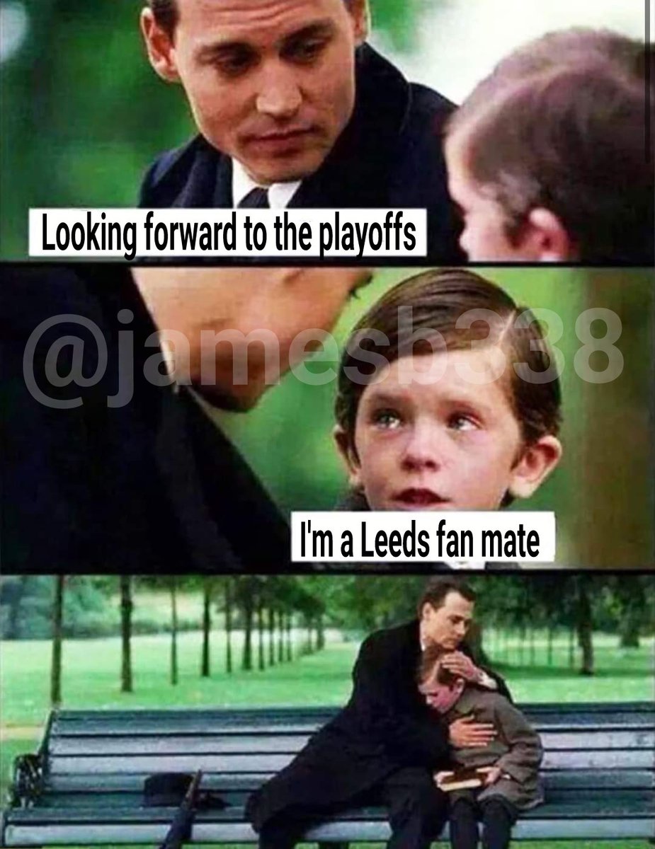 Who's relishing it ....not me .2 playoff finals I've been to never celebrated a goal 🤣 won't even mention semi finals at least I've still got my sense of humour #leeds #leedsunited #playoffs #lufc