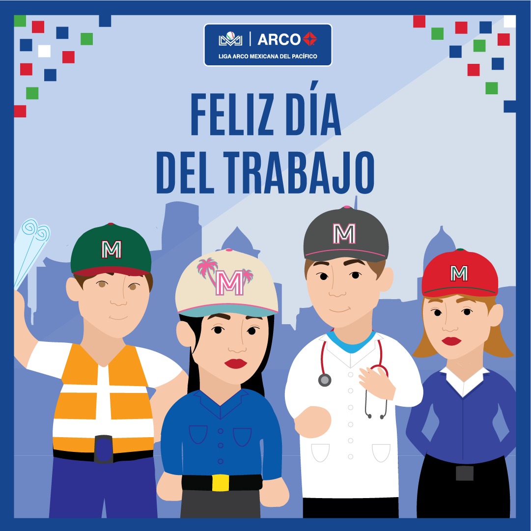 Hoy celebramos el Día del trabajo 🙌 ¡A disfrutarlo con un merecido descanso! 🤭😉 #LigaARCO ⚾