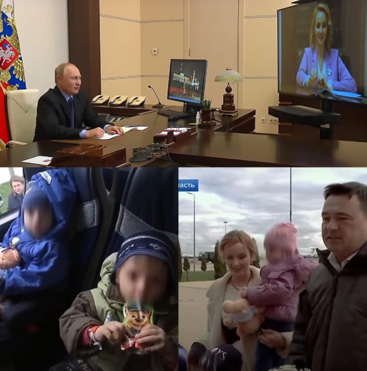 The stories of the deportation of #UkrainianChildren are heartbreaking. Here is just one of them. A Russian woman has “adopted” a six-year-old boy from occupied Donetsk who was forcibly taken to an orphanage in the Moscow region, @tvrain reports. The woman separated him from his