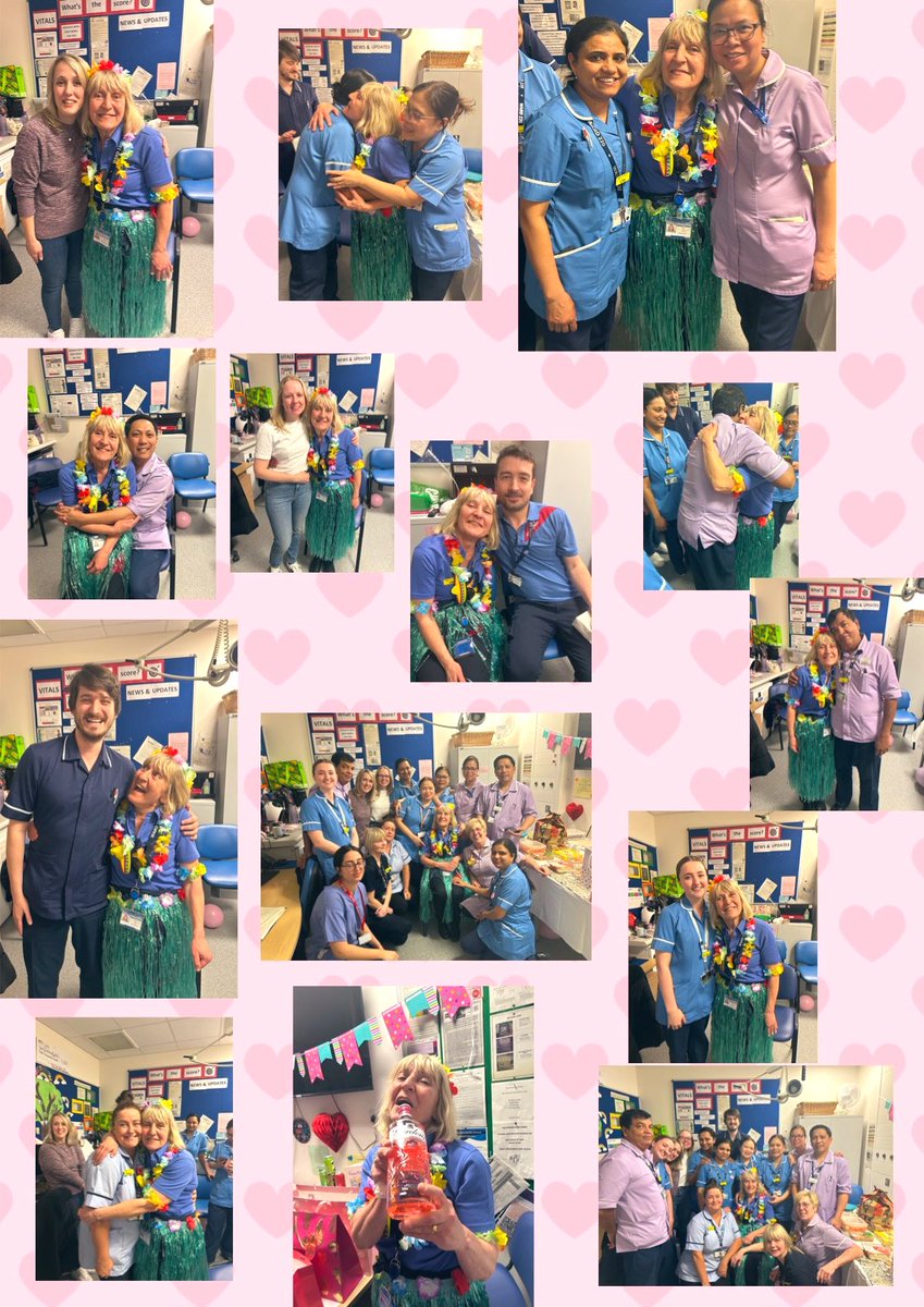 After 26 Years of hard work & dedication to her job role, our Jan Furber has left the building. She will be sorely missed by us all💐🩷 (a few pictures from her beautiful send off) #NHS #UHNM #theheartcentre #teamhearts #cardiology #ward220 #together #retirement @rachyswift