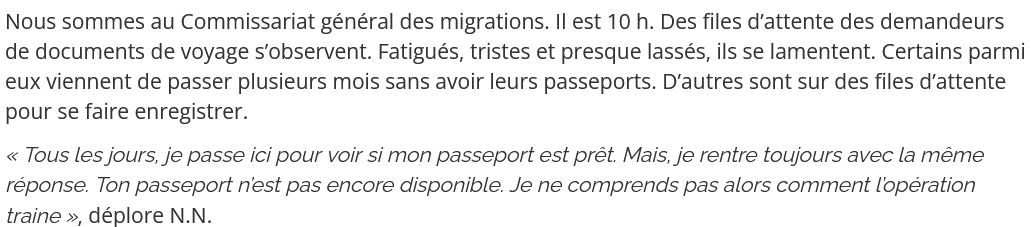 Qu'est-ce qui se cache derrière des obstacles dans le service de livraison des documents de voyage(passeports) au sein de l'office d'immigration et émigration au #Burundi? La fermeture inattendue de la frontière entre le #Burundi et le #Rwanda par le gouvernement burundais a…