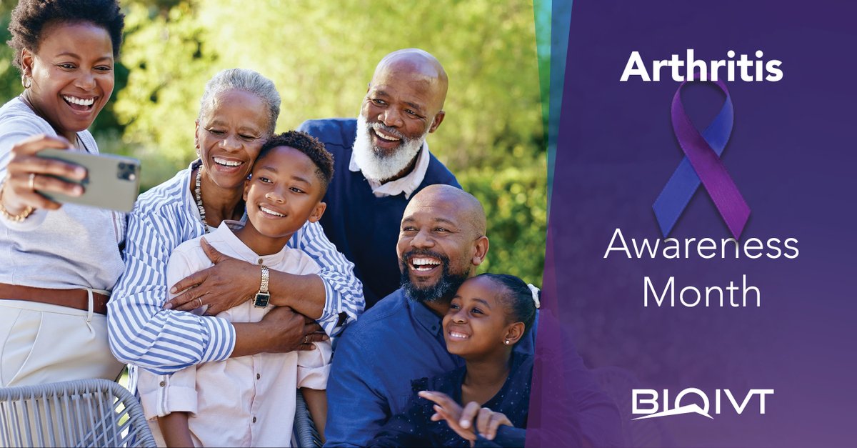 According to the CDC, more than 21% of adults in the United States have arthritis with 53.2 million individuals affected.
 
BioIVT proudly supports arthritis research 💙 explore our relevant clinical biofluid & cell inventories: hubs.ly/Q02vyyx-0
 
#ArthritisAwarenessMonth