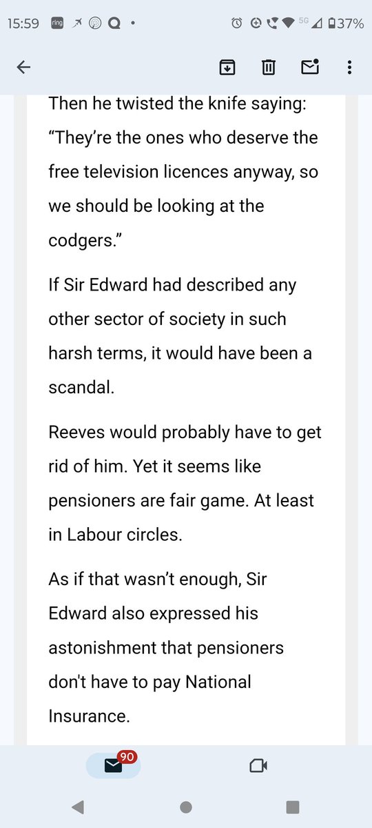 It appears @UKLabour and @RachelReevesMP are planning to hammer pensioners for more tax.its bad enough paying tax all your days but to keep it going in retirement is obscene. @UKLabour is the party of high tax and even higher spending and inevitably higher debt