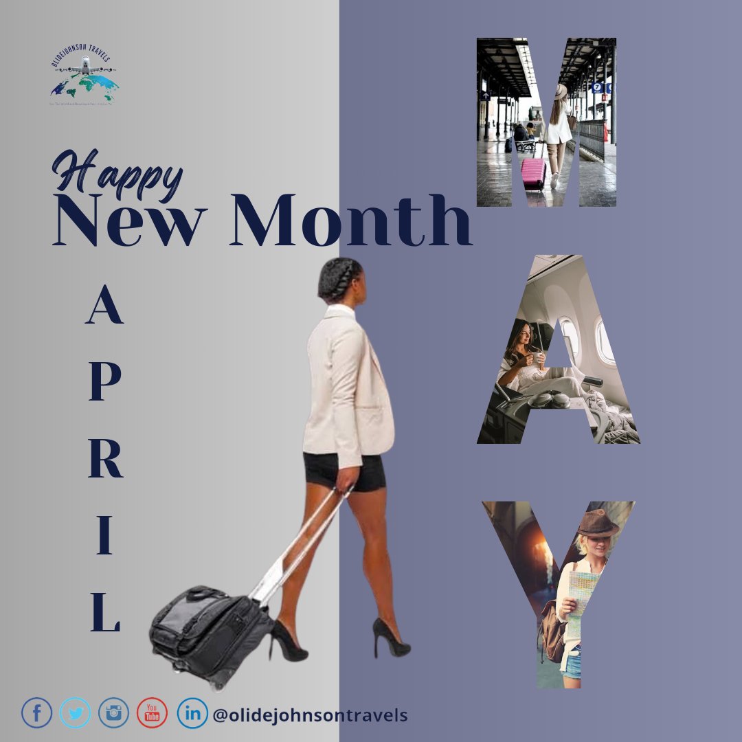 Welcome to the new Month of May! 
Let's bloom with New beginnings, Fresh possibilities, Purpose and Passion. 

#NewMonth #May2024 #NewGoals #FreshStart #MayFlowers #SpringIntoMay #HelloMay #NewBeginnings #Motivation #PositiveVibes #LagosLife #Nigeria