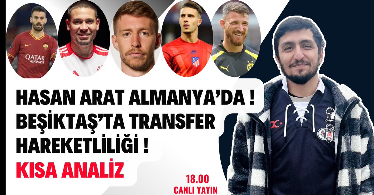 Hasan Arat Almanya'da !
Spinazzola, Guerrero, Salih Özcan, Weiser ve Hermoso...
gündeme düşen isimleri  @Slavia1903 konuşuyoruz.
Kısa Analiz canlı yayınla @bulentuslu1903 YouTube'da

youtube.com/live/neTOYOSW1…