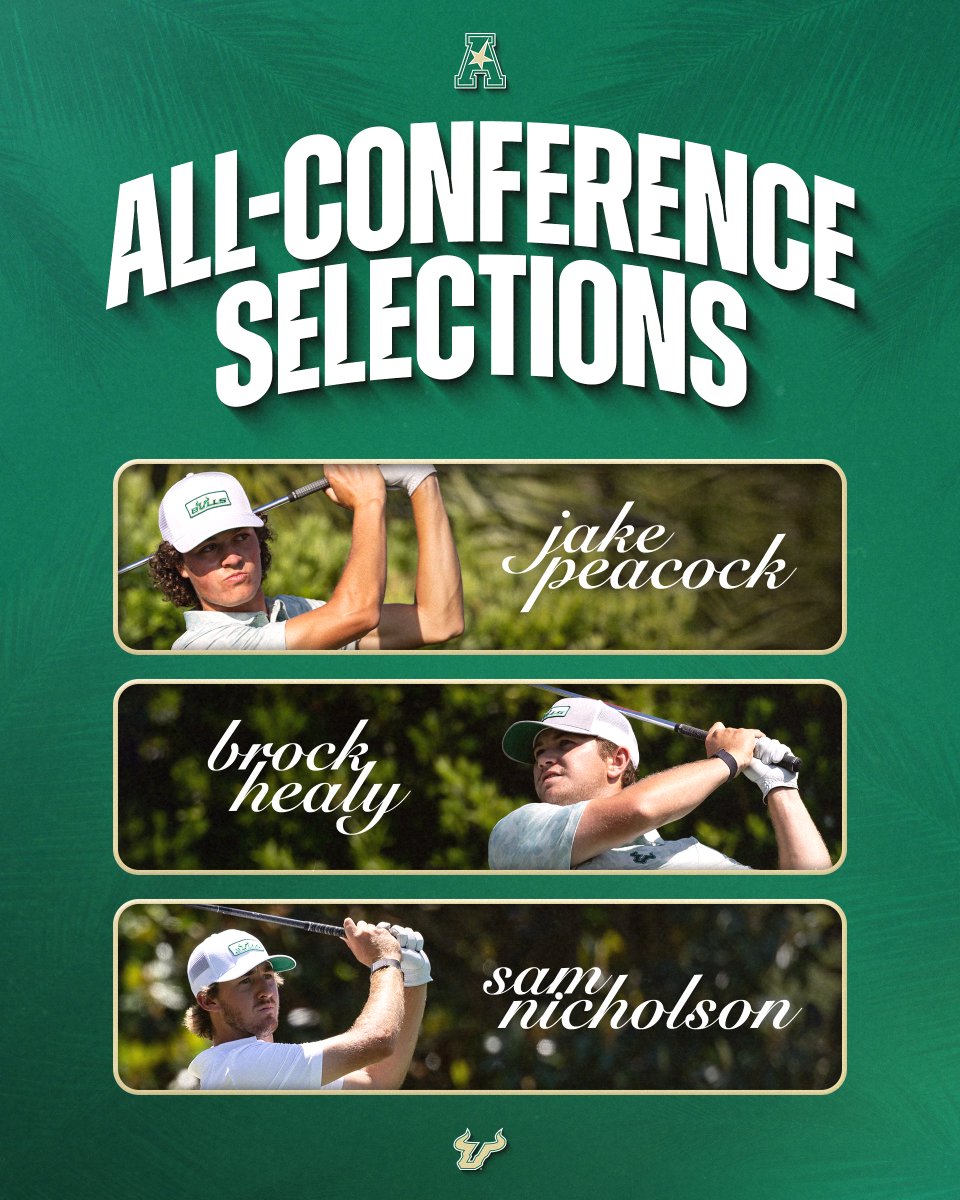 Congrats to our guys for earning spots on the AAC All-Conference Team!! 📰: gobulls.co/4a5FPYq #HornsUp🤘
