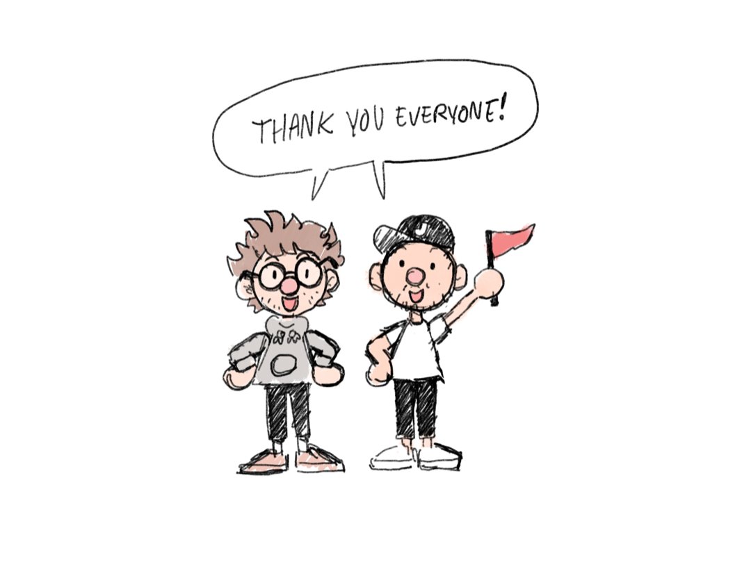 𝐎𝐧𝐥𝐲 𝟏 𝐝𝐚𝐲 𝐥𝐞𝐟𝐭 𝐮𝐧𝐭𝐢𝐥 𝐥𝐚𝐮𝐧𝐜𝐡 𝐧𝐨𝐰! 

We just wanted to take a moment to thank you all for the incredible support this far. It has made a huge difference.
We can't wait to have you all play the game tomorrow! See you on Mount Om..! ⛰️

- Jonas &amp; Jasper