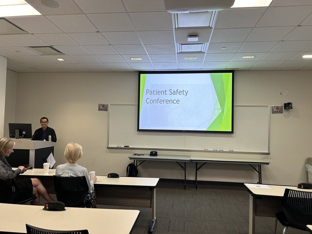 First year fellow, Dr Brian Lam, discussed important patient safety topics during morning conference today! @UTHealthRheum #PatientSafety #QualityImprovement #RootCauseAnalysis