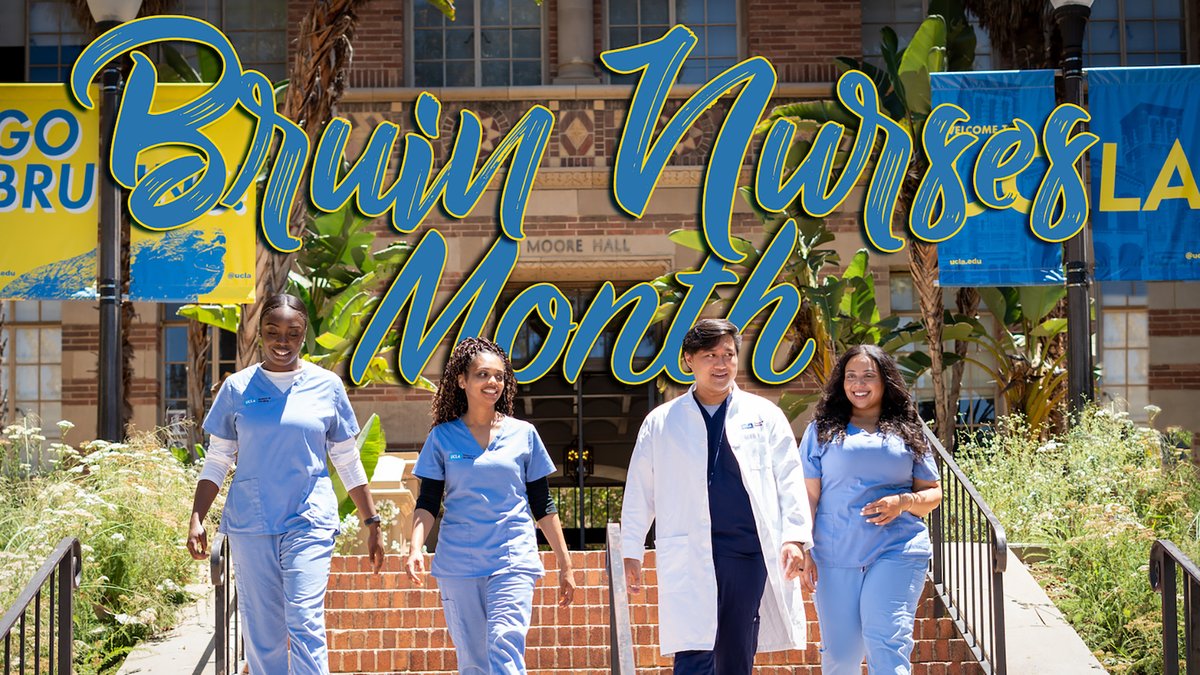 Happy #NursesMonth! Throughout May, we are celebrating the impact and contributions of Bruin Nurses! This month-long celebration serves to honor the dedication, excellence, and expertise of #nurses across the profession - past, present, and future. nursing.ucla.edu/bruin-nurses-m…