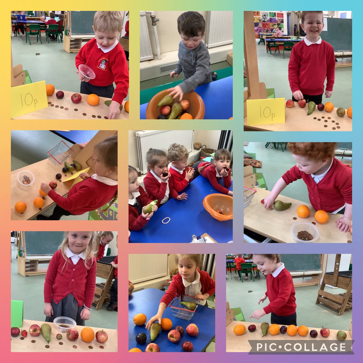 The very hungry caterpillar 🐛 fruit shop in Nursery #ambitiouscapablelearners #healthyconfidentindividuals