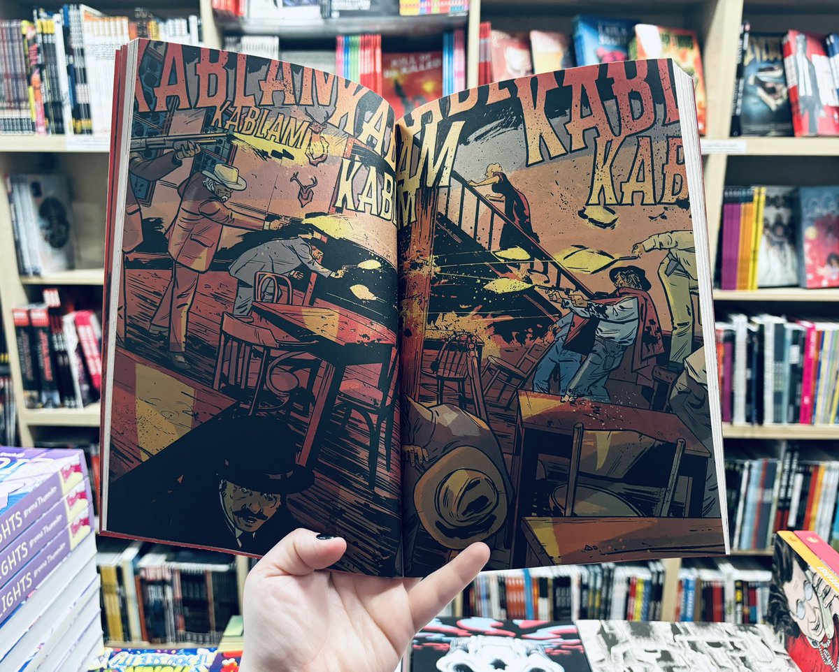 It’s here! It’s real! Pick up your copy of The Enfield Gang Massacre by @ChristophCondon and @ThatJPhillips from @OKComics and get one of our exclusive signed prints! We don’t have many left… okcomics.co.uk/products/enfie…