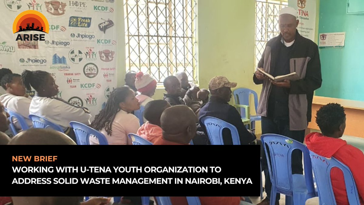 New brief! About our work in Kenya with U-Tena Youth Organization on solid waste management, which includes key recommendations. Check it out: ariseconsortium.org/learn-more-arc… @aphrc @chumo_ivy @kabariac