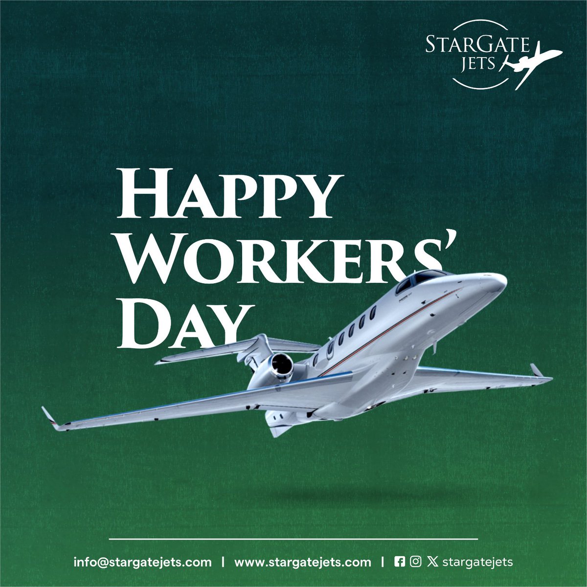 Redefining the skies with every flight, our team of dedicated professionals ensures luxury meets excellence with every journey. 
Today, we celebrate their commitment to impeccable service and unparalleled experiences. 
Happy Workers’ Day! 🛩️

#privatejetcharter #luxurytravel 🇳🇬