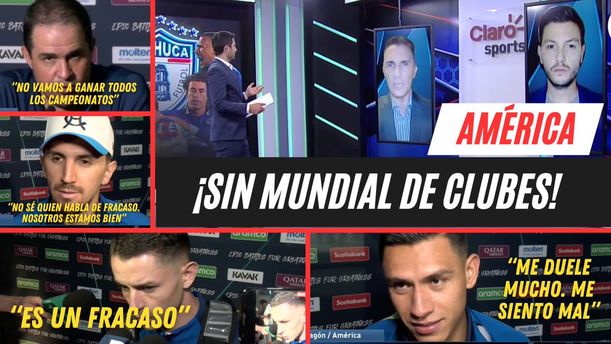 Se esfumó el sueño del Mundial de Clubes para el América 🦅❌ Fidalgo y Malagón fueron autocríticos, no así Diego Valdés. Aquí TODAS las reacciones de la eliminación 👉: youtube.com/watch?v=wrarK9…