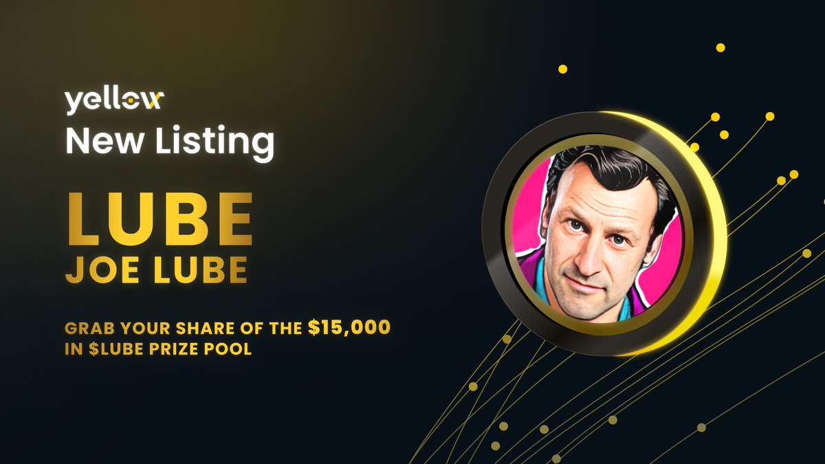 New airdrop: Yellow X LUBA (LUBA) Total Reward: $15,000 in LUBA Rate: ⭐️⭐️⭐️⭐️ Winners: Top 1,000 Distribution: TBA Airdrop Link: twitter.com/Yellow/status/… #Airdrop #Airdrops #Airdropinspector #Yellow #LUBA #DEX #TradeCrypto #NewAirdrop #BigAirdrop #Giveaways #WEB3 #Crypto
