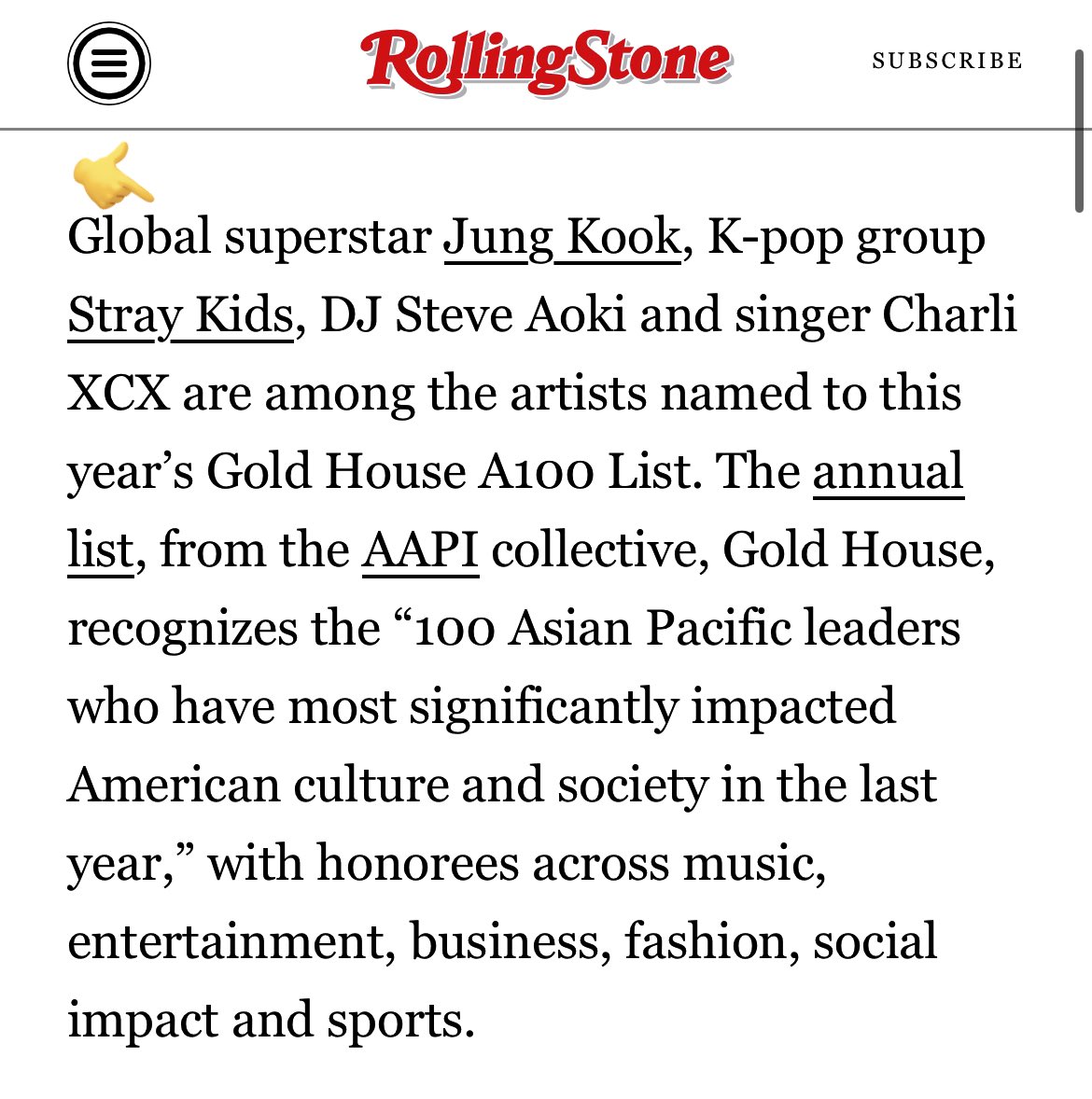 Not BTS Jungkook or kpop star Jungkook, but simply Global Superstar Jungkook.

This is the level Jungkook is operating in and I hope JJKs have a bit more pride and stop engaging with morons.