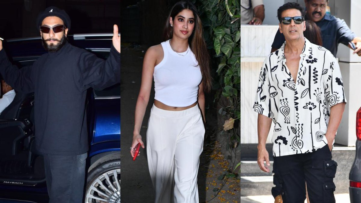 #MiddayEntertainment |

Spotted in the city: Ranveer Singh, Janhvi Kapoor, Akshay Kumar and others

#janhvikapoor #ranveersingh #neetukapoor #bollywood #bollywoodevents #bollywoodnews #BollywoodEntertainment

mid-day.com/entertainment/…