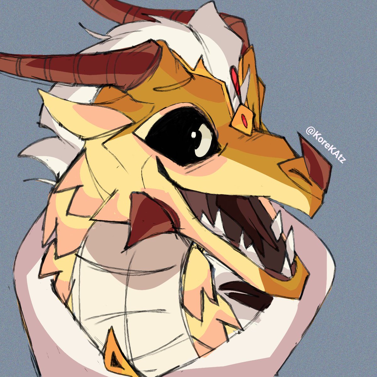 I was bored, so I decided to draw Blaze from WOF! #WOF  #BLAZE  #WingsOfFire #digitalart #digitalart