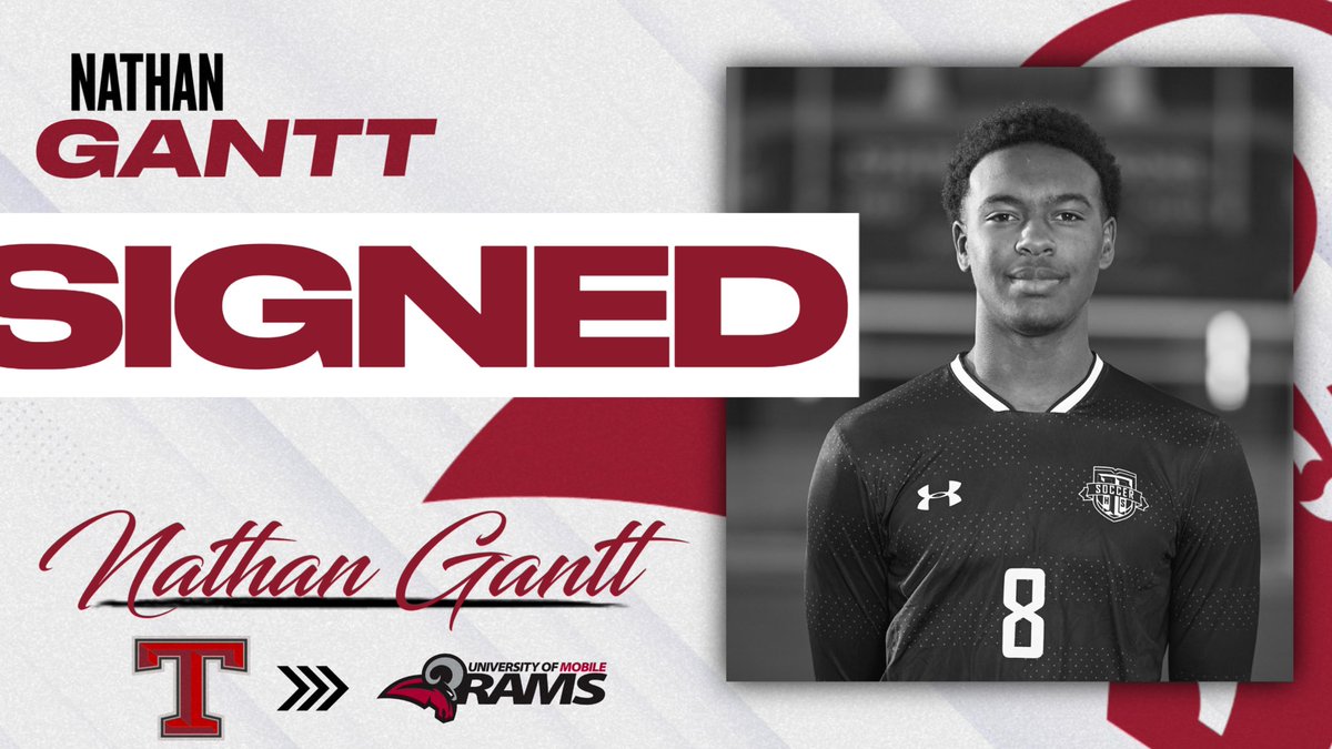 Congratulations Nathan Gantt! Nathan has signed to play soccer with the University of Mobile!