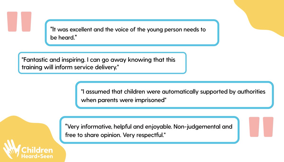 This week we have been in Cornwall training professionals on how to best support children and families impacted by parental imprisonment. Below is some of the feedback we received after delivering this training. If you/your organisation are interested in finding out more about…
