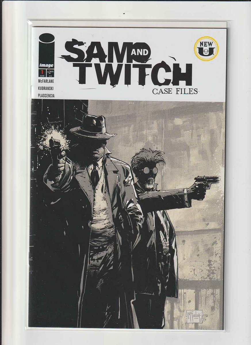 #SamAndTwitch #1 (2024) #ToddMcFarlane Variant, #JonGoff Writer, #SzymonKudranski Artist, SERIES PREMIERE 'Untitled' Your fan-favorite detectives are back in their new ongoing series, SAM AND TWITCH: CASE FILES.  rarecomicbooks.fashionablewebs.com/Sam%20&%20Twit…  #KeyComicBooks #ImageComics #ImageUniverse