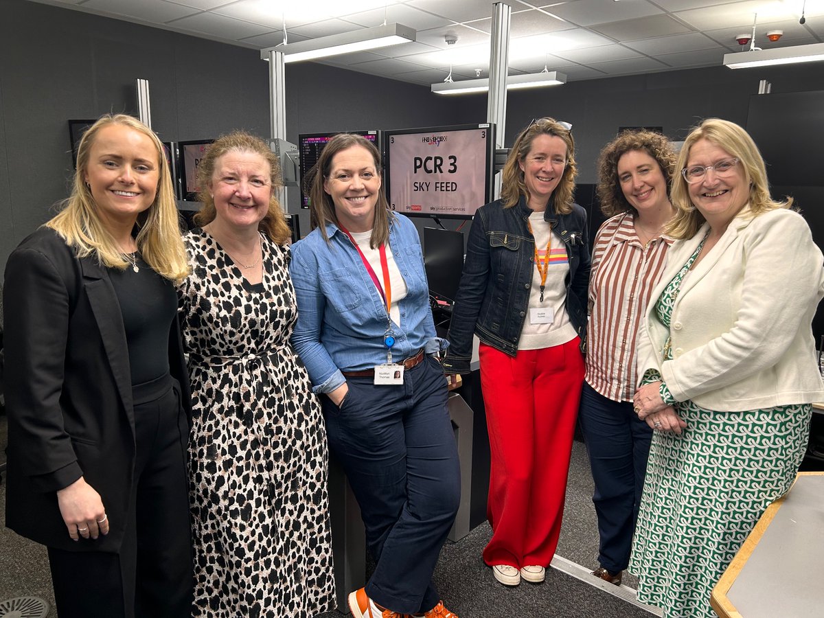 Today I was with @WomeninFootball colleagues at our partner @SkySportsWSL @SkyFootball. Thank you for making us so welcome to your beautiful campus and allowing us to see where the action happens!