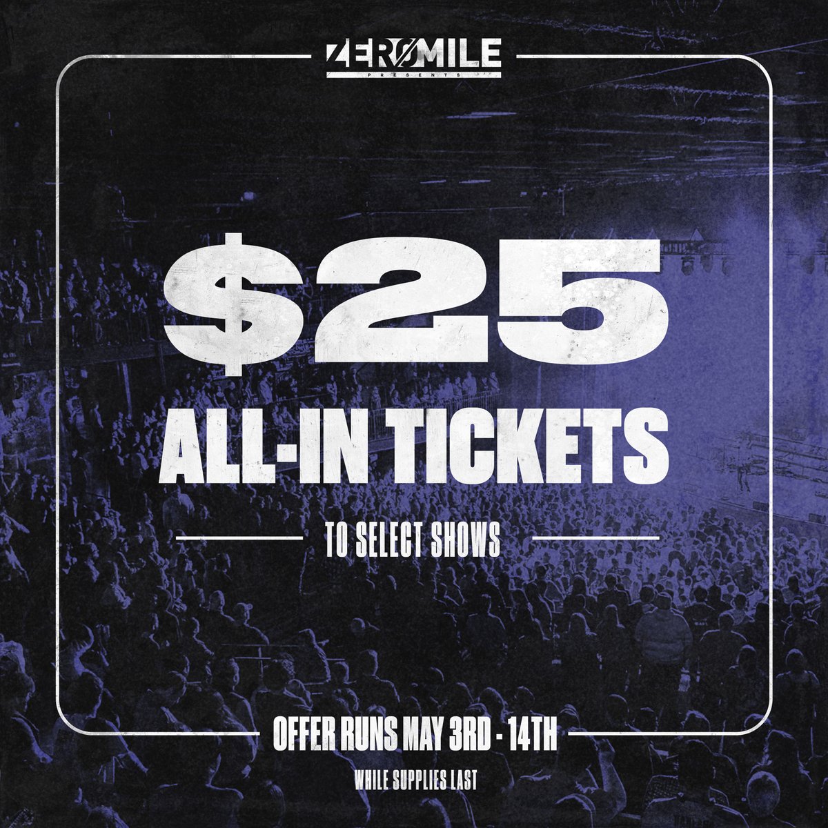 👀 $25 all-in tickets to select shows available this friday at 11am ✅ mark your calendars!