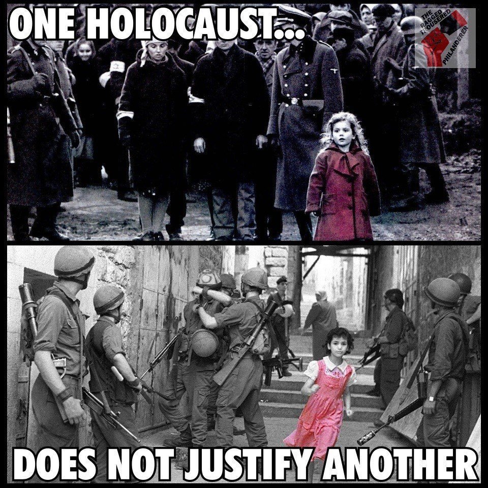 Only the US. the UK, France, and Germany are trying to justify israhell's genocide against palestinians!