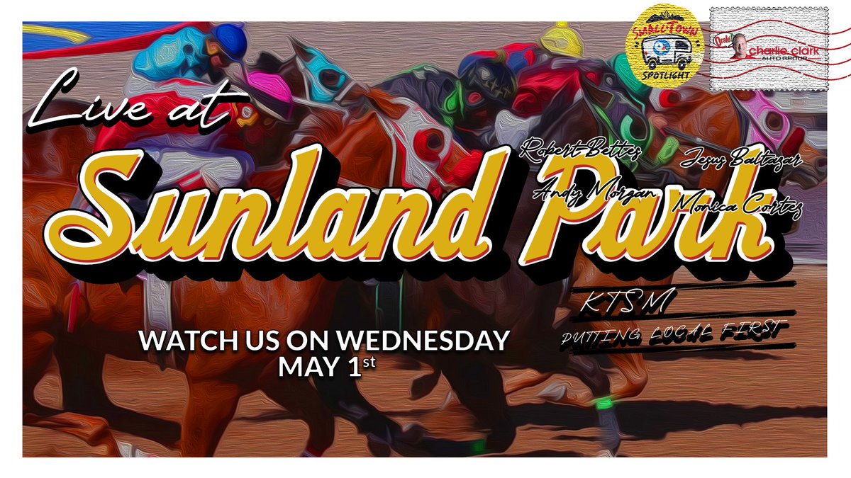 Tune in today at 6:30 p.m. as we go live from Sunland Park as part of our Small Town Spotlight series. See you soon! 👋🏼🎥