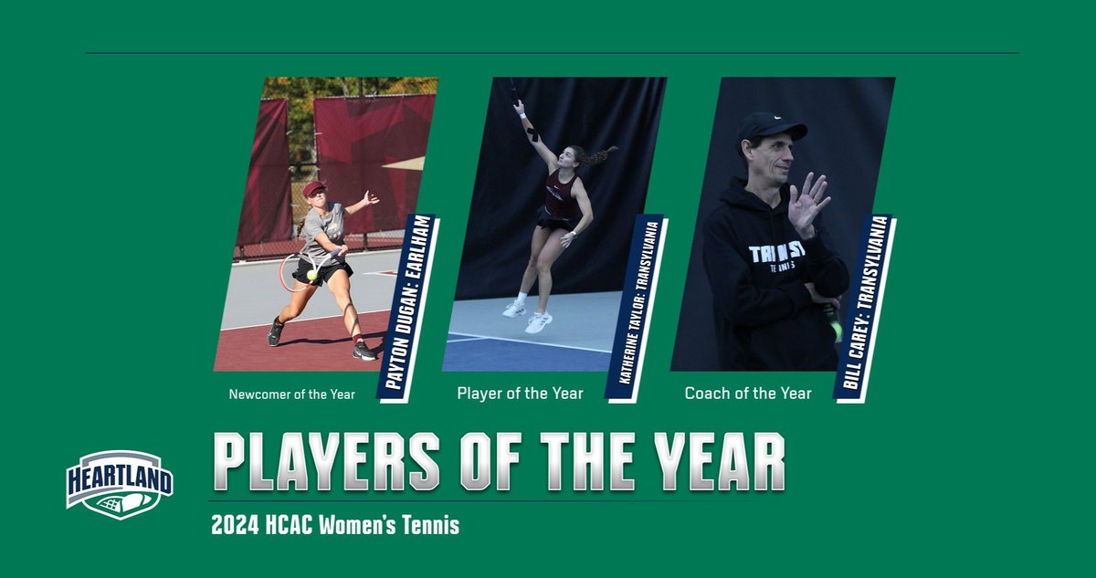 HCAC Women's Tennis | Awards and All-Conference With the 2024 Women's Tennis season in the books, the HCAC award winners are in. Congrats to all the All-Conference honorees and award winners. Full Release: tinyurl.com/34exf7nd #TheHeartofD3 | #D3Tennis