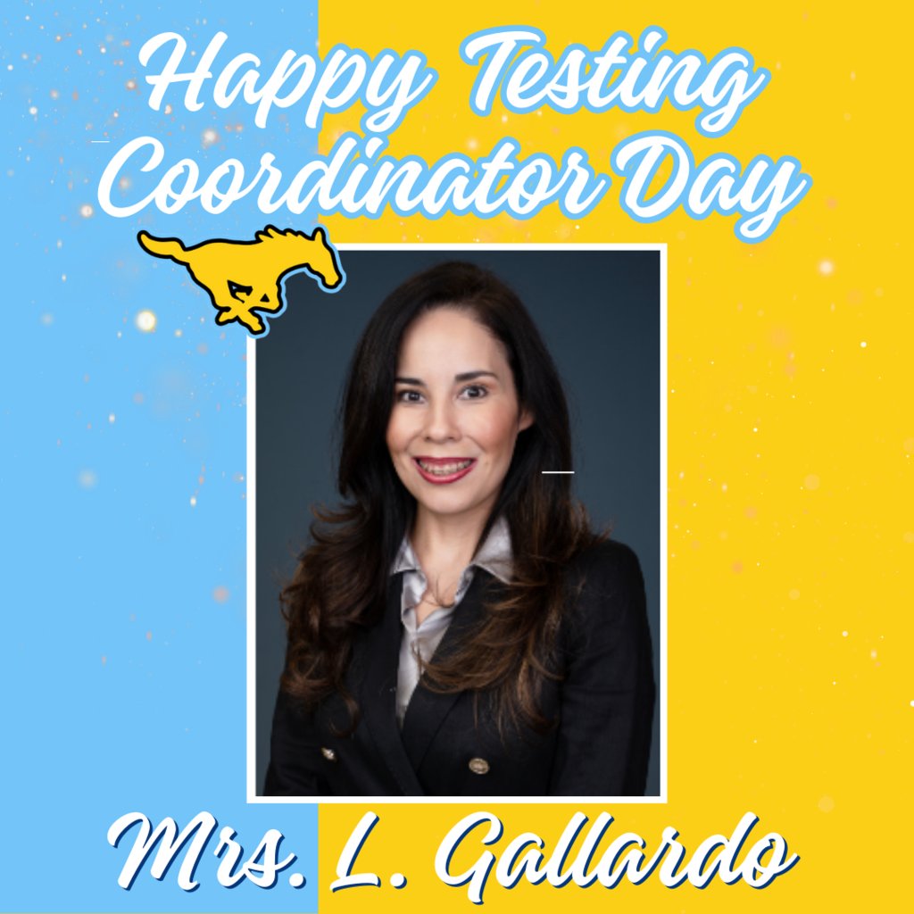 🩵⭐️Thank you Mrs. Gallardo!⭐️💛 Happy Testing Coordinator Day! Thank you for all you do! #1PRIDE #mcallenisd