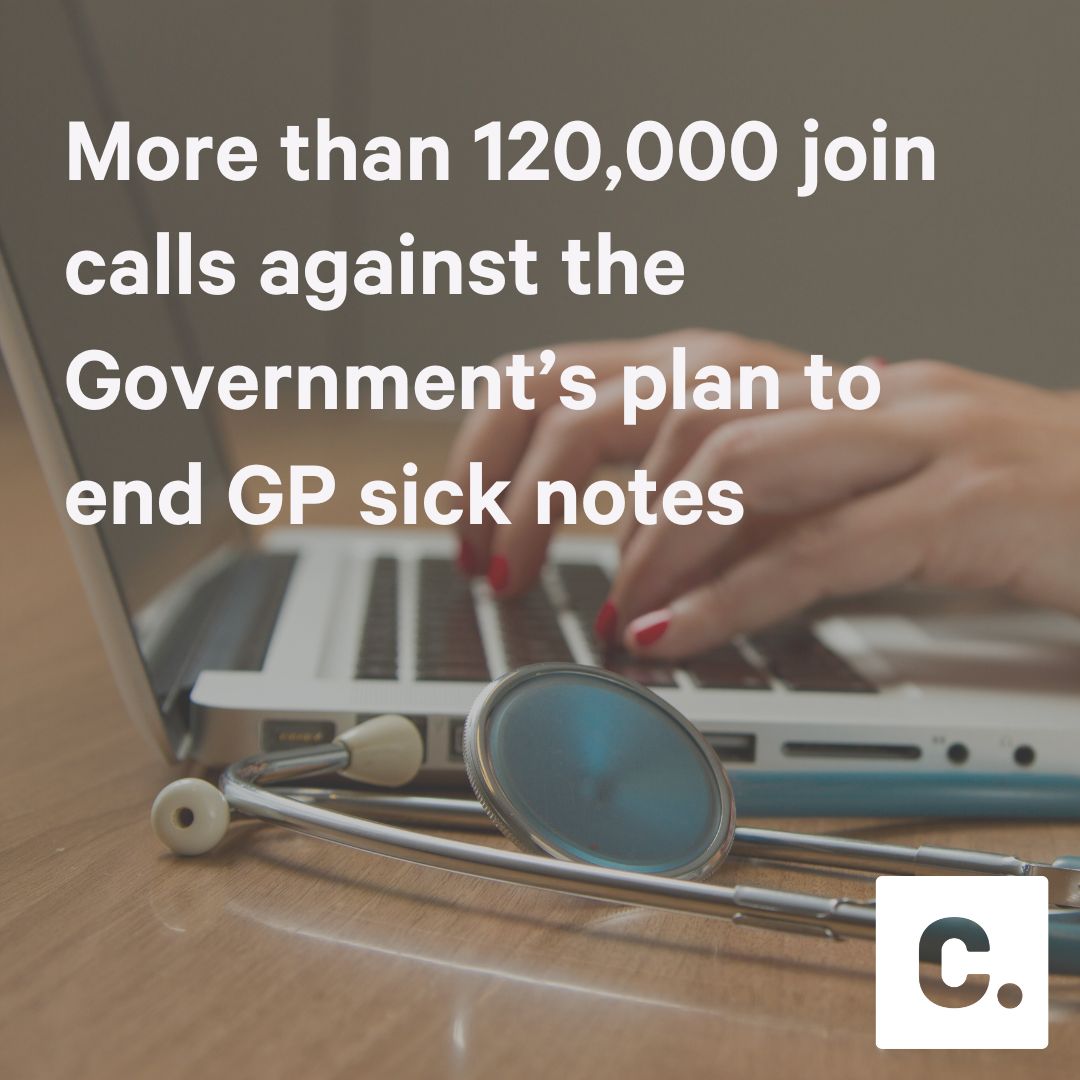 Hundreds of thousands of people are concerned about Rishi Sunak's plans to remove GP powers to issue sick notes, including petition starter, Alexandra Paley. Sign her petition at the link in bio if you agree.