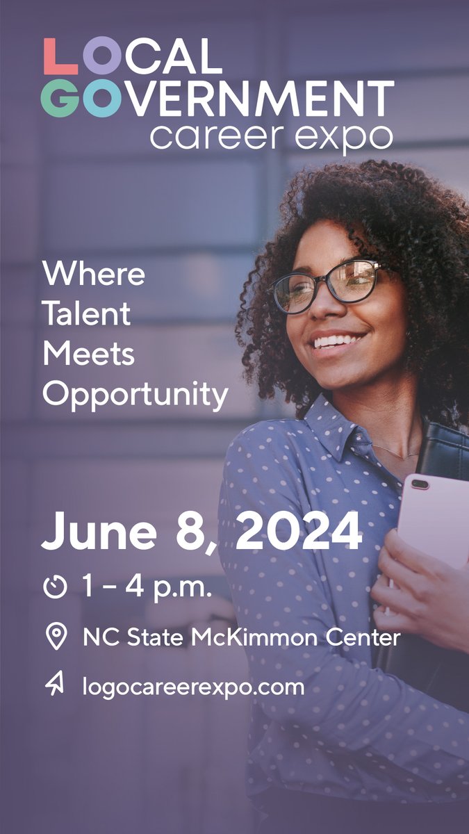 Join Chatham County & 40+ other employers at the first ever Local Government Career Expo! Network, connect & learn more about the immense benefits of working in local government. Up-to-date info: logocareerexpo.com
#logocareerexpo #worklocal