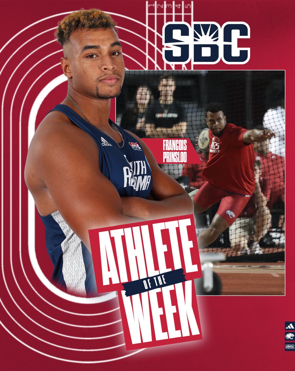 Are you surprised?! 🙌

 Francois Prinsloo wins Sun Belt Field Athlete of the Week for the fourth time this season after an Olympic qualifying performance in the discus this past weekend ‼️

📰 bit.ly/3JI4qI1 

#OurCity