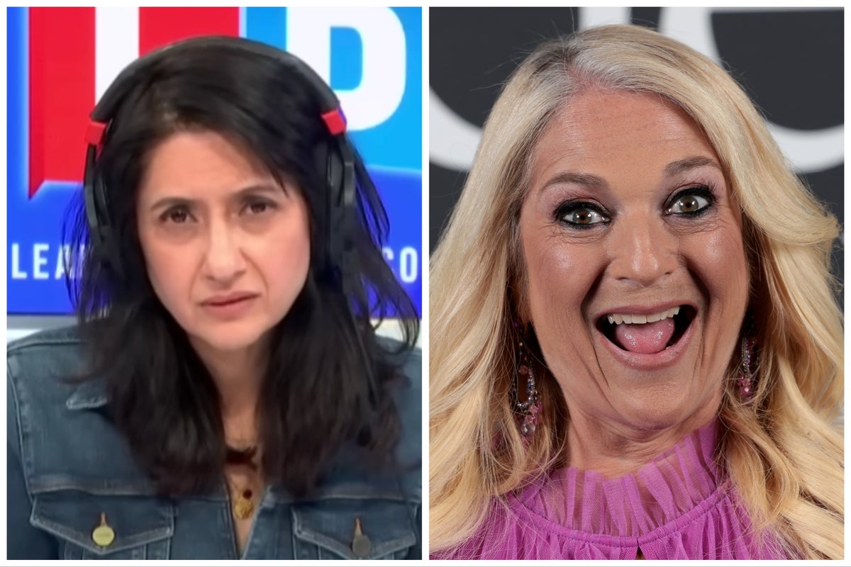 LBC has sacked the excellent Sangita Myska and replaced her with the dullard Vanessa Feltz 
Boycott LBC #BoycottLBC

                Incisive &amp; tough.                               Batshit crazy.