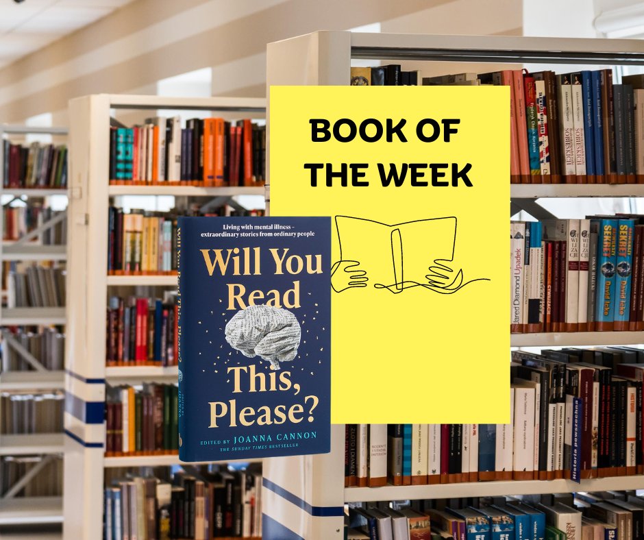 Book of the week: 'Will you read this please?' by @JoannaCannon. Twelve stories , based on the lived experience of people who have faced mental illness in the UK! Available at Warneford Library or we can post it to you! @OxfordHealthNHS @oxfordhealthAHP @OHFTLearn
