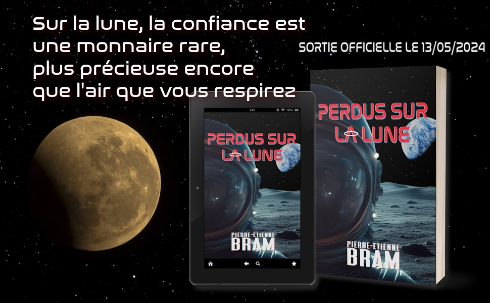 C'est avec beaucoup de fierté que je vous présente mon 8e roman 'Perdus sur la lune', un thriller lunaire en mode escape-game. 
Déjà précommandable au format epub, bientôt au format papier, il sera disponible dès le 13/05

👉amazon.fr/dp/B0D339BG57

J'espère qu'il vous plaira ;)