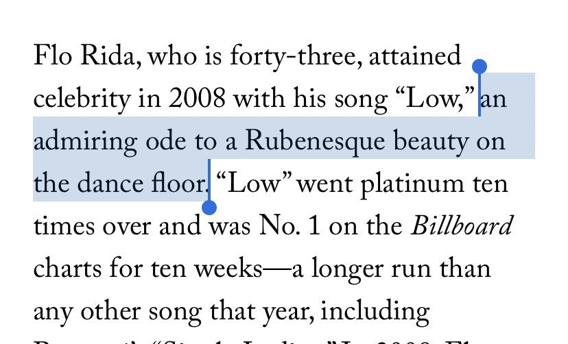 It’s how the New Yorker described the subject of Flo Rida’s “Low”