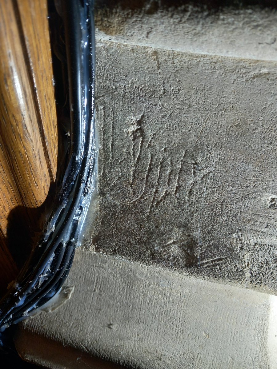 Always feels like meeting an old friend. A certain Mr Bligt, a C16th tax collector who left his mark on numerous churches across East Anglia. This example from St Nicholas at Blakeney. Found in more than 20 churches so far.