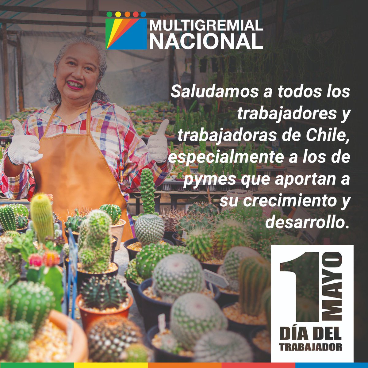 En un nuevo #DiaDelTrabajador reconocemos a todos los hombres y las mujeres que son fundamentales en el crecimiento y desarrollo de las pymes en Chile. #1DeMayo